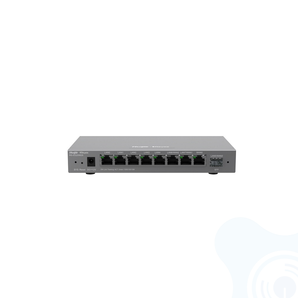 Ruijie RG-EG209GS Reyee 9-Port Gigabit Cloud Managed SFP Router